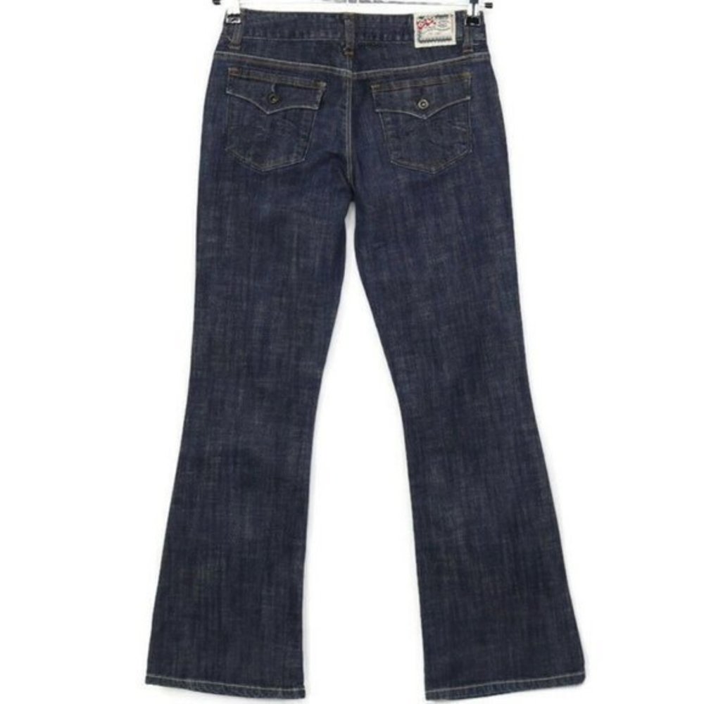 Chip & Pepper Production Laguna‎ Beach Flare Jeans Stretch Button Pocket 7 X 31